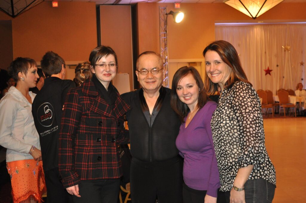 Cheerleading for "our one and only 'Dancing with a neurosurgeon star' TS Park. Menkovic (left), Park, Monday Hammond, SDR coordinator, and Nicole Meyer, physician assistant.