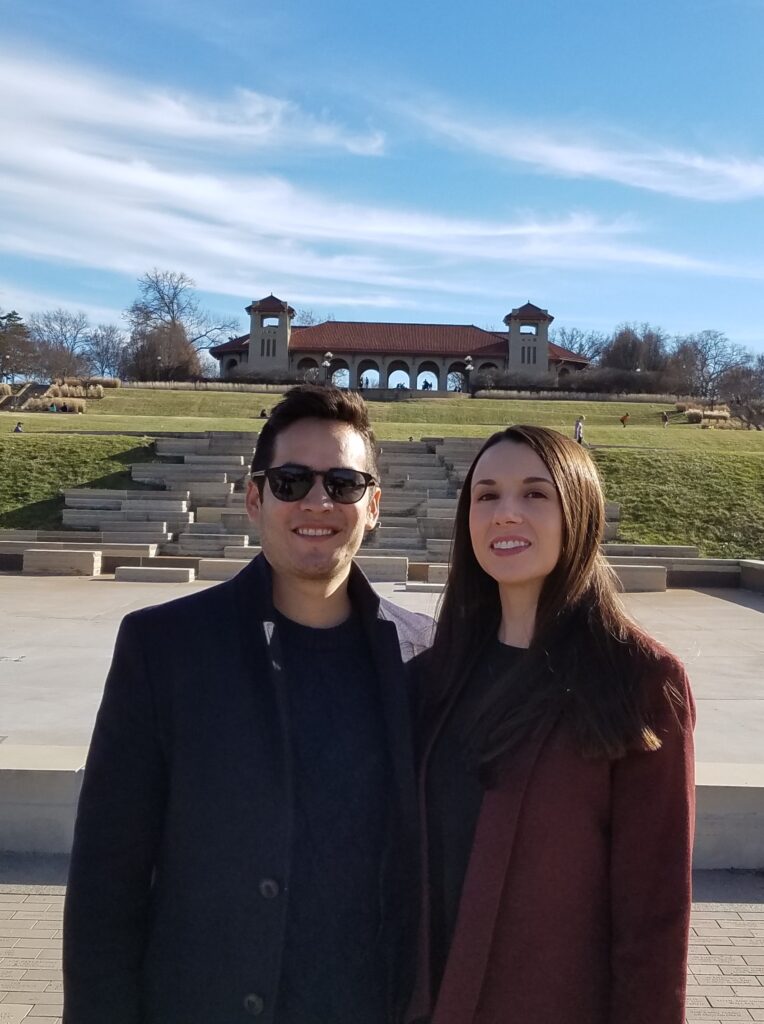 Ismael Seáñez, PhD with wife Alexandra Rutz, PhD.