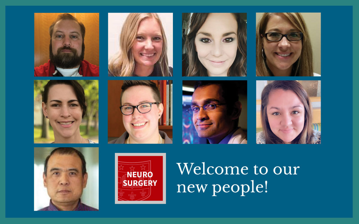 Meet our new people - Taylor Family Department of Neurosurgery