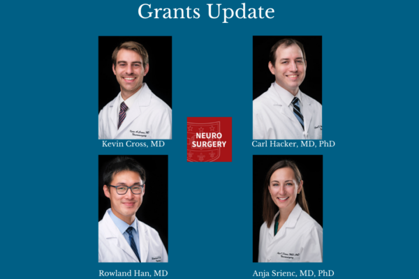 R25 grants awarded to four neurosurgery residents